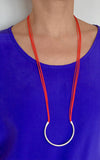 Long Statement Necklace - Silver
